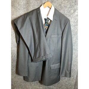 Fellini Uomo Suit Men 44L Super 140s Two Piece Blazer Pants 38L High Performance